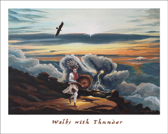 WalkswithThunder 350x263 Poster